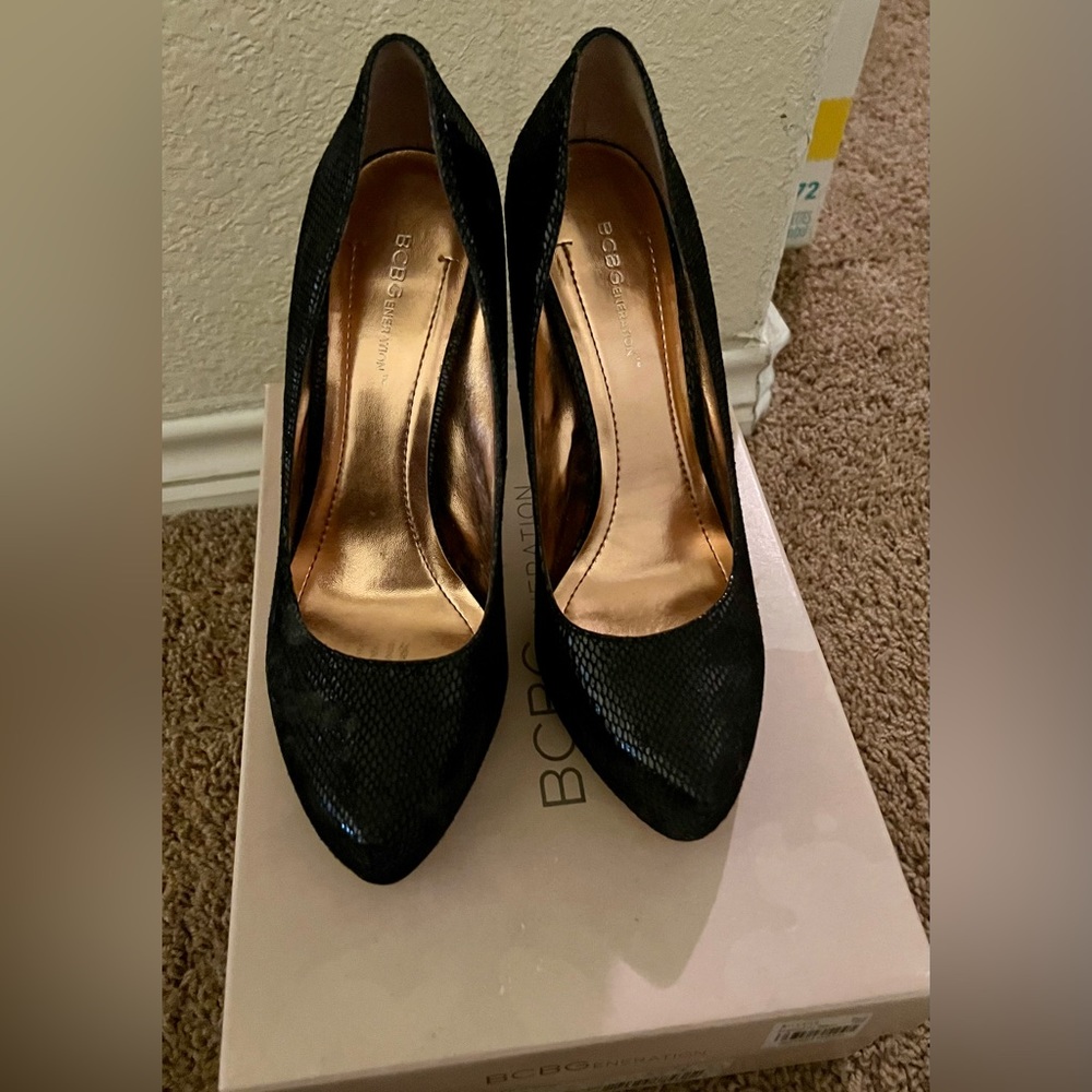 BCBG Black Heels